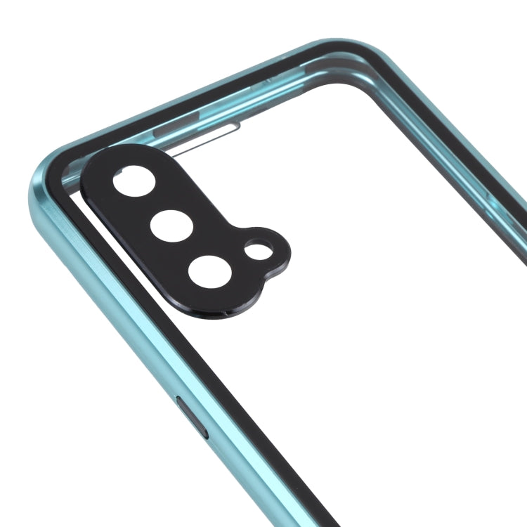 Full Cover Magnetic Metal Tempered Glass Phone Case, For OnePlus Nord CE 5G