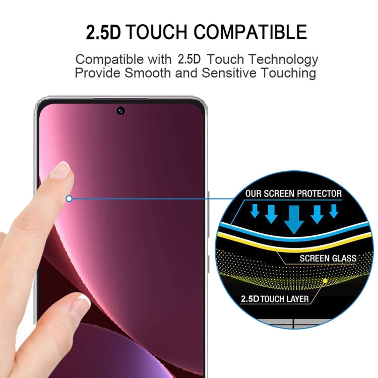 Edge Glue 9H HD 3D Curved Edge Tempered Glass Film, For Xiaomi 12 Pro (1 PC)