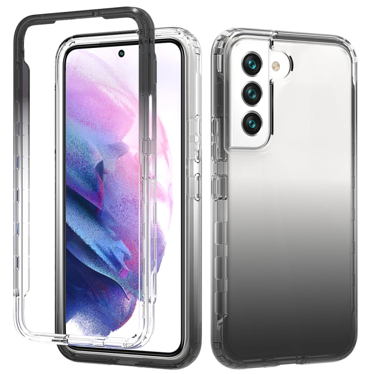 Transparency Two-color Gradient PC+TPU Phone Case, For Samsung Galaxy S22 5G, For Samsung Galaxy S22+ 5G, For Samsung Galaxy S22 Ultra 5G