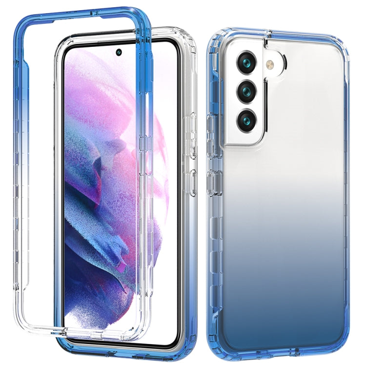 Transparency Two-color Gradient PC+TPU Phone Case, For Samsung Galaxy S22 5G, For Samsung Galaxy S22+ 5G, For Samsung Galaxy S22 Ultra 5G