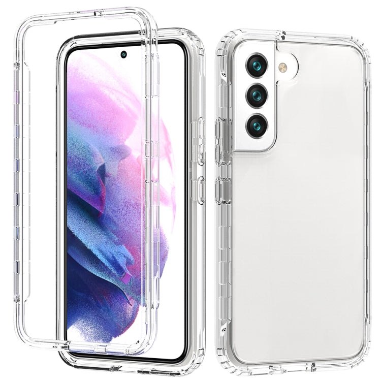 Transparency Two-color Gradient PC+TPU Phone Case, For Samsung Galaxy S22 5G, For Samsung Galaxy S22+ 5G, For Samsung Galaxy S22 Ultra 5G