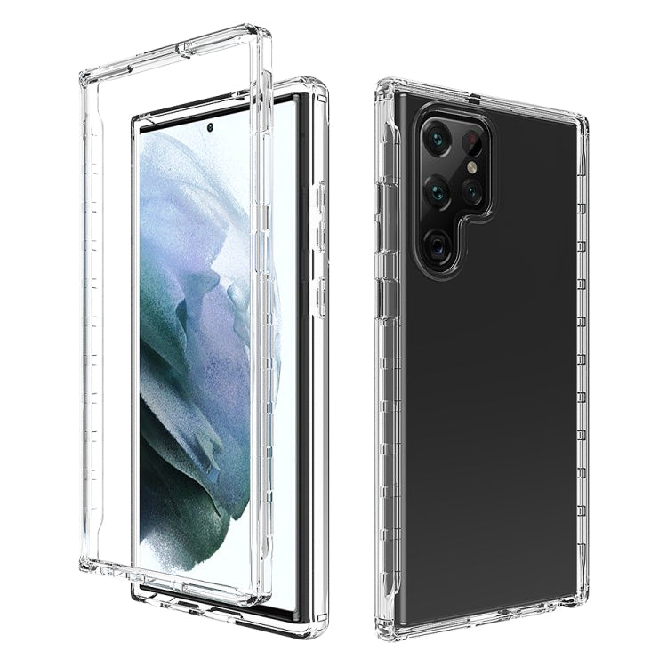Transparency Two-color Gradient PC+TPU Phone Case, For Samsung Galaxy S22 5G, For Samsung Galaxy S22+ 5G, For Samsung Galaxy S22 Ultra 5G