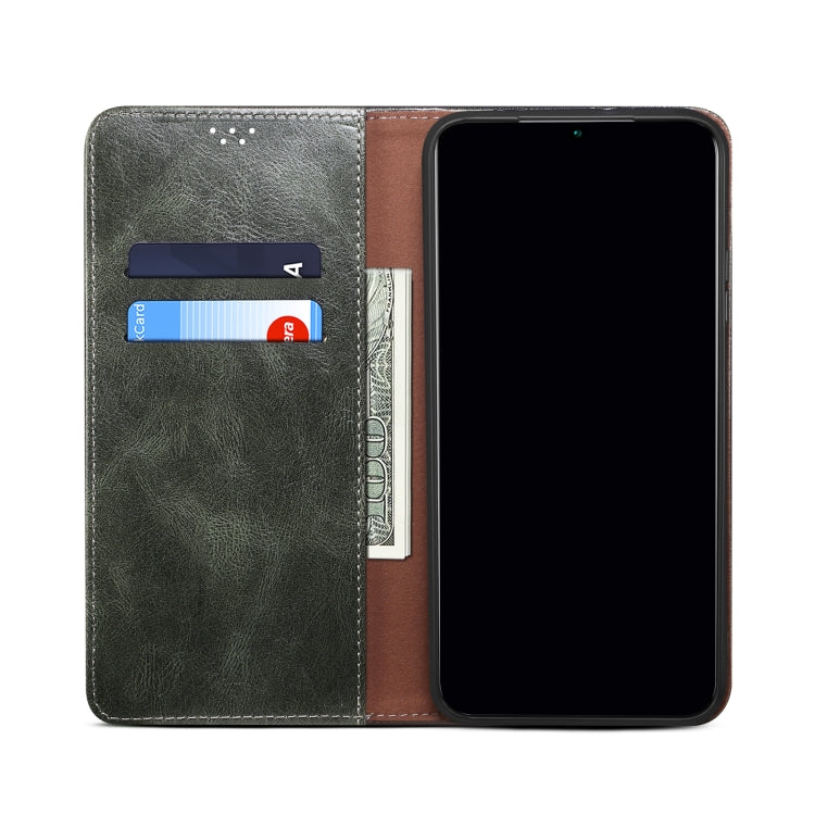Simple Wax Crazy Horse Texture Leather Phone Case, For Xiaomi 12/12S, For Xiaomi 12 Pro/12S Pro, For Xiaomi 12X