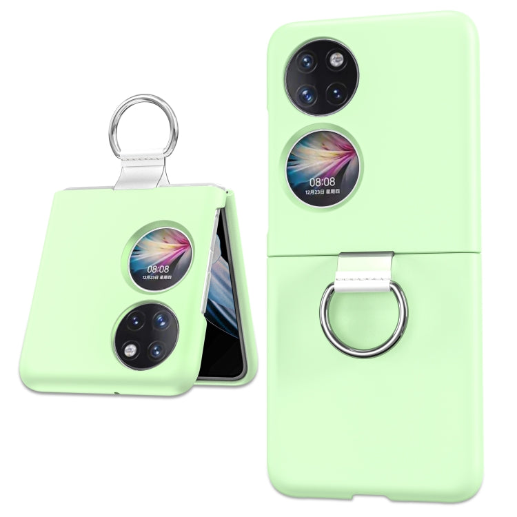 Ring Holder Transparent PC Phone Case, For Huawei P50 Pocket