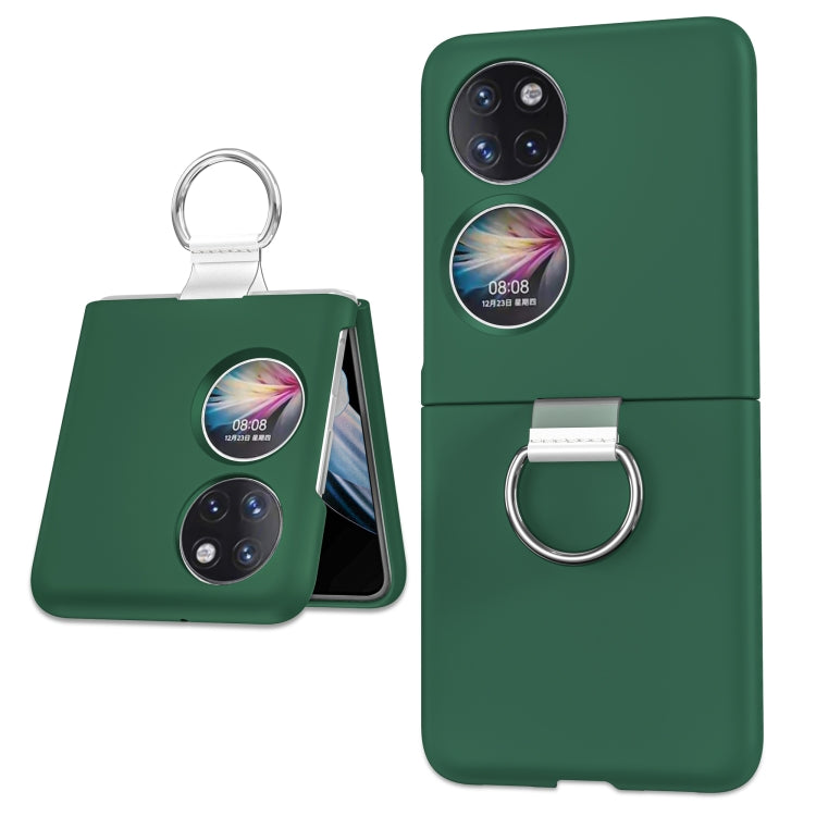 Ring Holder Transparent PC Phone Case, For Huawei P50 Pocket
