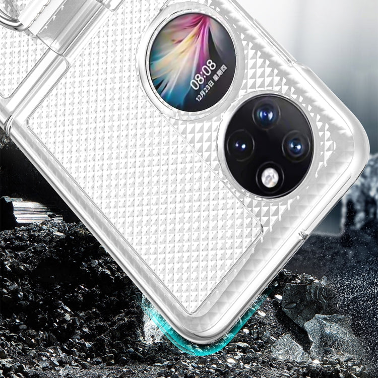 Ring Holder Transparent PC Phone Case, For Huawei P50 Pocket