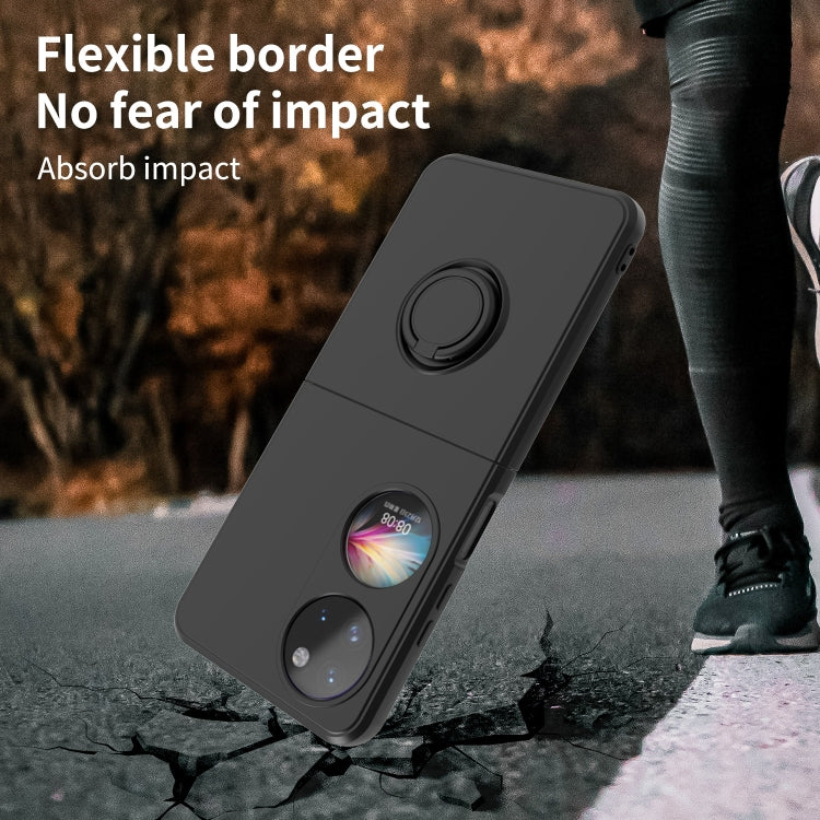 Ring Holder PC Phone Case, For Huawei P50 Pocket