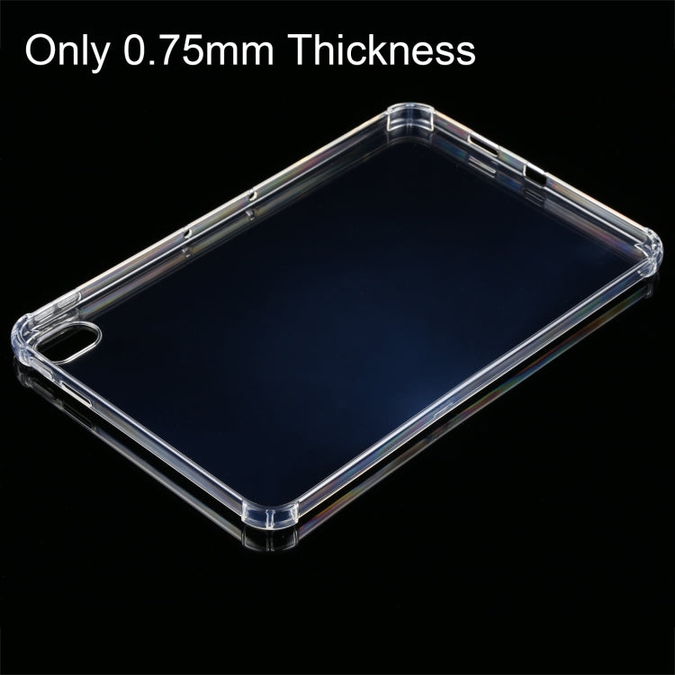 0.75mm Four-corner Shockproof Transparent TPU Tablet Case, For Samsung Galaxy Tab S8 Ultra X906N/SM-T870/T875, For Nokia T20