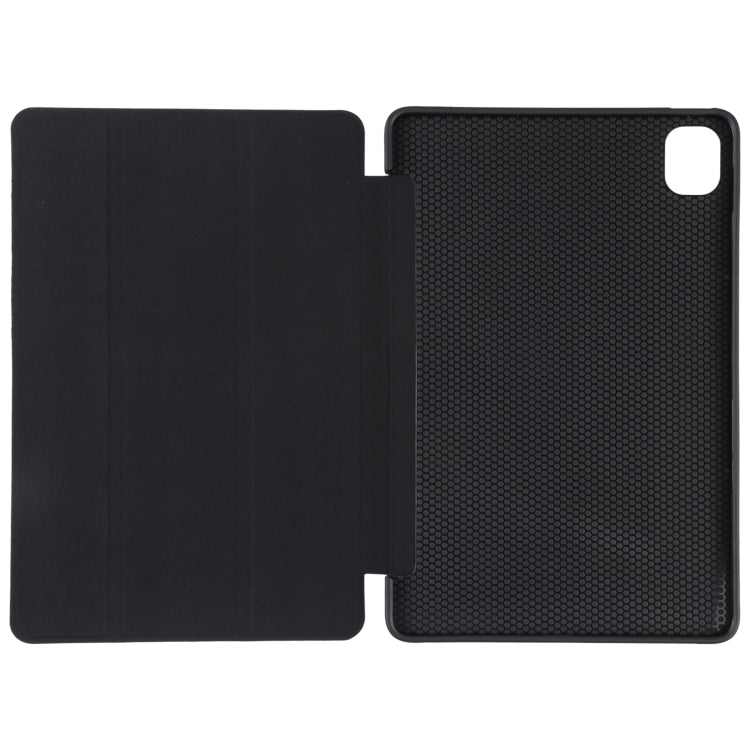 TPU Three-fold Leather Tablet Case, For Xiaomi Mi Pad 5