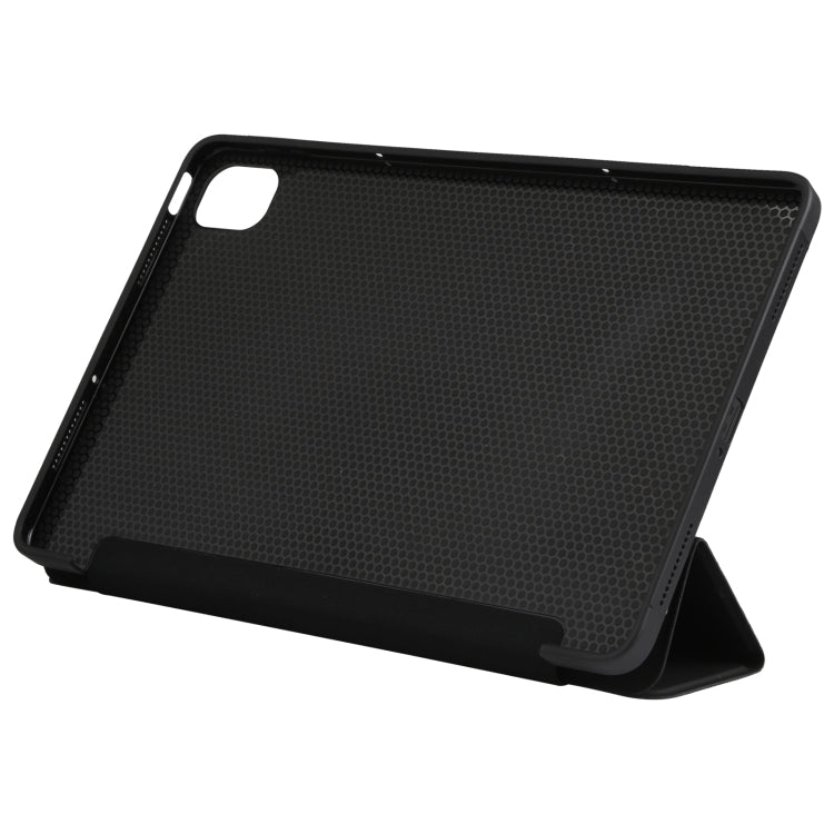 TPU Three-fold Leather Tablet Case, For Xiaomi Mi Pad 5