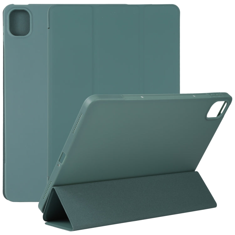 TPU Three-fold Leather Tablet Case, For Xiaomi Mi Pad 5