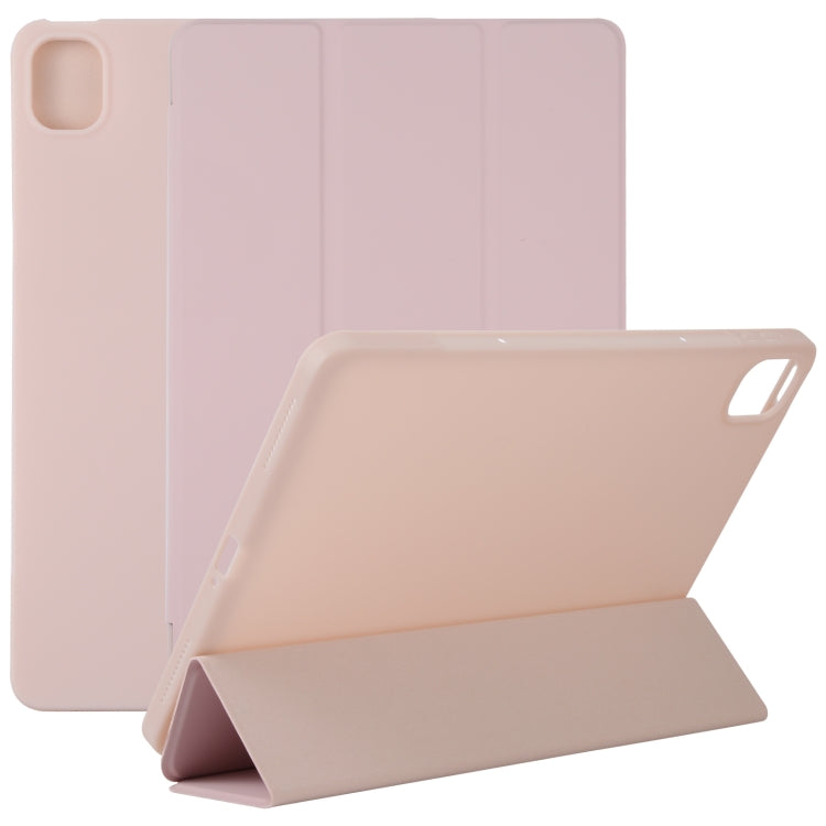 TPU Three-fold Leather Tablet Case, For Xiaomi Mi Pad 5
