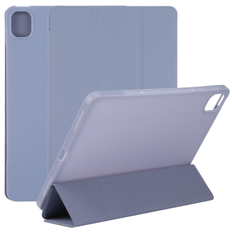 TPU Three-fold Leather Tablet Case, For Xiaomi Mi Pad 5