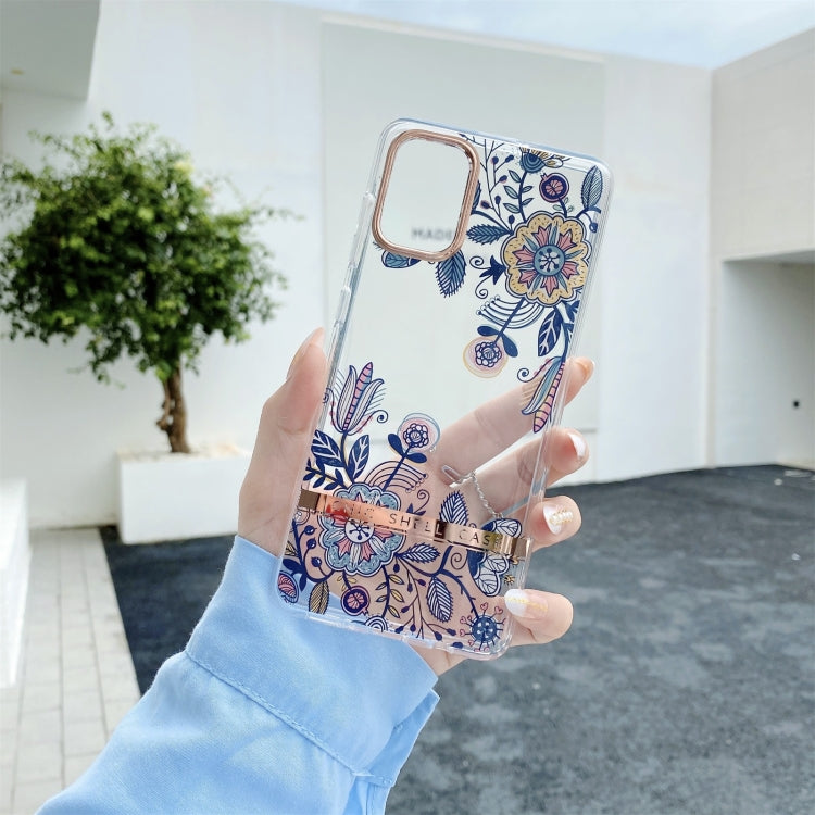 Translucent Plating Flower Phone Case, For Samsung Galaxy A03s 166mm, For Samsung Galaxy A42 5G, For Samsung Galaxy A22 4G, For Samsung Galaxy A32 4G
