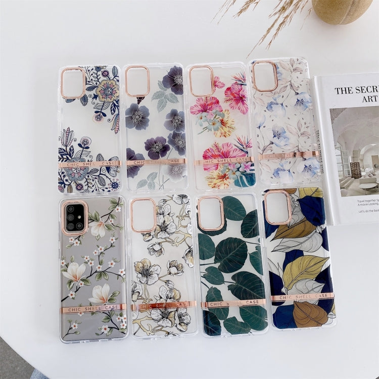 Translucent Plating Flower Phone Case, For Samsung Galaxy A03s 166mm, For Samsung Galaxy A42 5G, For Samsung Galaxy A22 4G, For Samsung Galaxy A32 4G