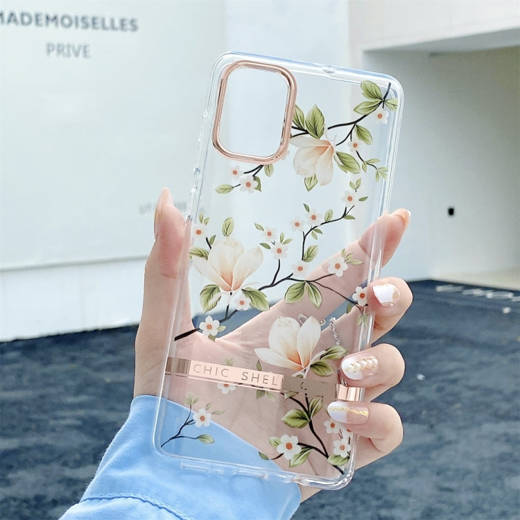 Translucent Plating Flower Phone Case, For Samsung Galaxy A03s 166mm, For Samsung Galaxy A42 5G, For Samsung Galaxy A22 4G, For Samsung Galaxy A32 4G
