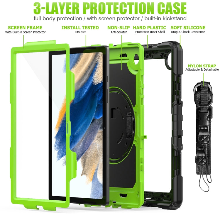 Silicone + PC Tablet Case, For Samsung Galaxy Tab A8 10.5 2021 X200 / X205