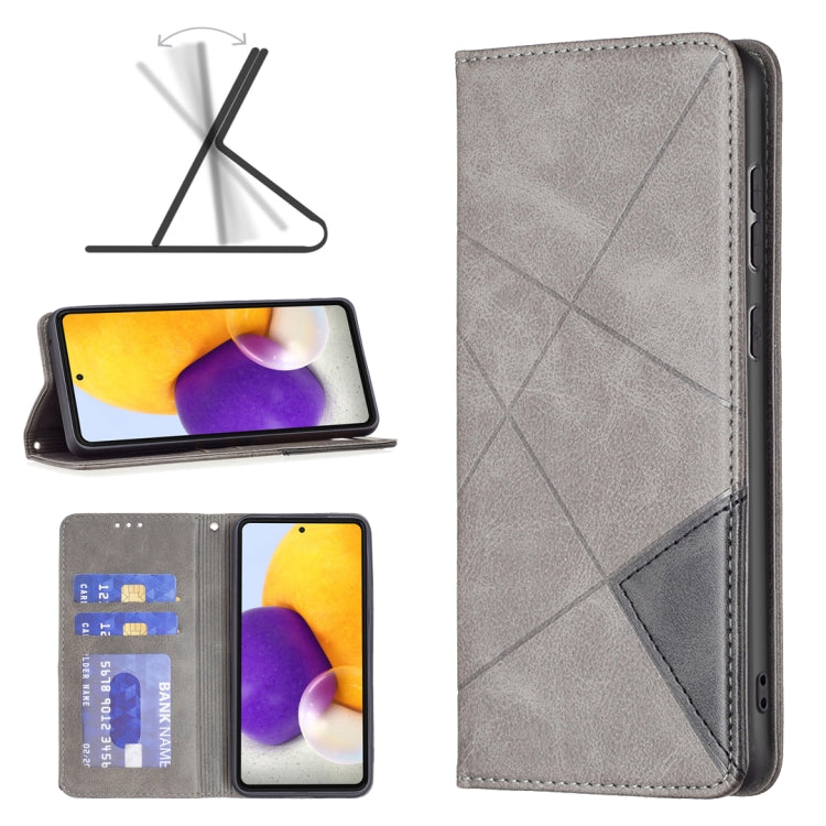 Prismatic Invisible Magnetic Leather Phone Case, For Samsung Galaxy A13 4G, For Samsung Galaxy A33 5G, For Samsung Galaxy A73 5G, For Xiaomi 12