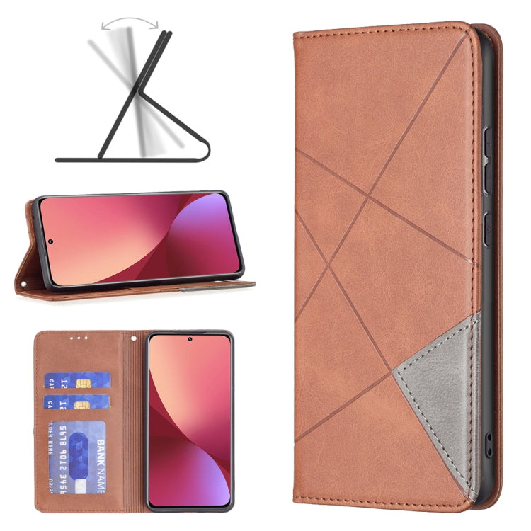 Prismatic Invisible Magnetic Leather Phone Case, For Samsung Galaxy A13 4G, For Samsung Galaxy A33 5G, For Samsung Galaxy A73 5G, For Xiaomi 12