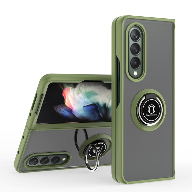 Q Shadow 1 Series TPU + PC Holder Phone Case, For Samsung Galaxy Z Fold3 5G