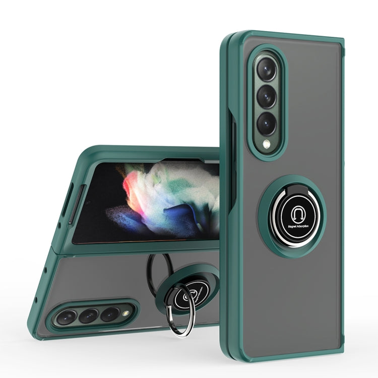 Q Shadow 1 Series TPU + PC Holder Phone Case, For Samsung Galaxy Z Fold3 5G
