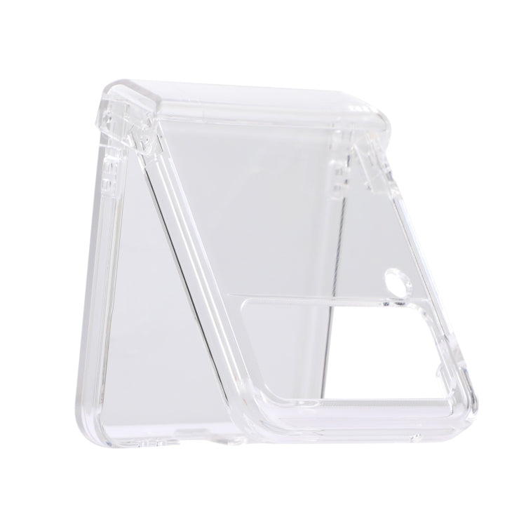 Hinge Fold Transparent PC Phone Case, For Samsung Galaxy Z Flip3 5G