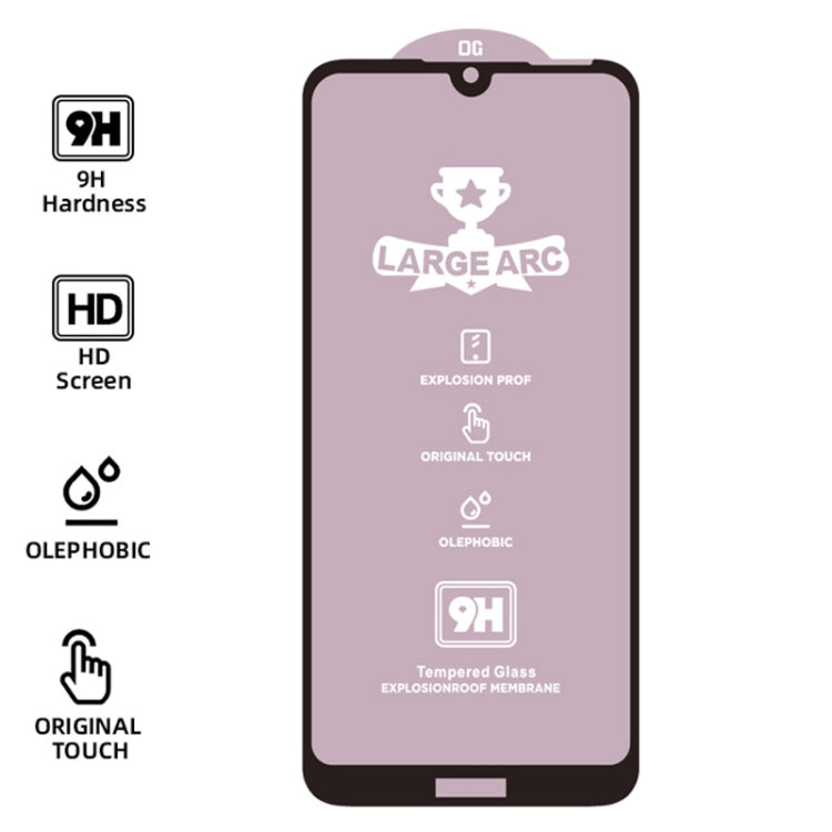 9H HD Large Arc High Alumina Full Screen Tempered Glass Film, For Xiaomi Redmi Note 8 HD(1 PC), For Xiaomi Redmi Note 8T (1 PC), For Xiaomi Mi 6X (1 PC), For Xiaomi Mi 8 Lite (1 PC)