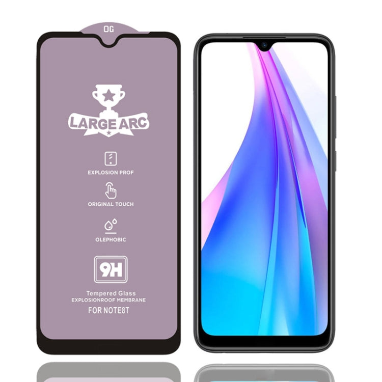 9H HD Large Arc High Alumina Full Screen Tempered Glass Film, For Xiaomi Redmi Note 8 HD(1 PC), For Xiaomi Redmi Note 8T (1 PC), For Xiaomi Mi 6X (1 PC), For Xiaomi Mi 8 Lite (1 PC)