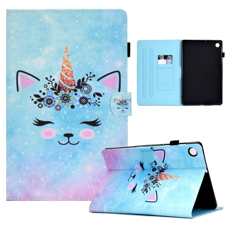 Sewing Pen Slot Leather Tablet Case, For Samsung Galaxy Tab A8, For Samsung Galaxy Tab A7 Lite T220, For Samsung Galaxy Tab A 8.0 2019 T290, For Samsung Galaxy Tab A 8.0 T350, For Samsung Galaxy Tab A7 10.4 2020 T500                                    ...