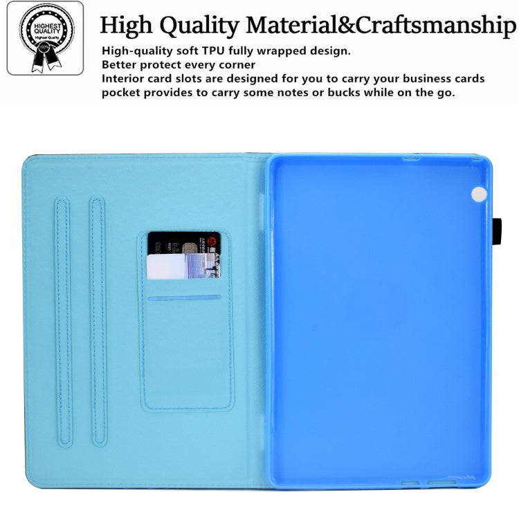 Sewing Pen Slot Leather Tablet Case, For Huawei MediaPad T3 10, For Huawei MediaPad T5, For Huawei MatePad T 10s, For 7 inch Tablet, For 8 inch Tablet, For 10 inch Tablet