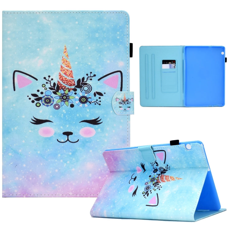 Sewing Pen Slot Leather Tablet Case, For Huawei MediaPad T3 10, For Huawei MediaPad T5, For Huawei MatePad T 10s, For 7 inch Tablet, For 8 inch Tablet, For 10 inch Tablet