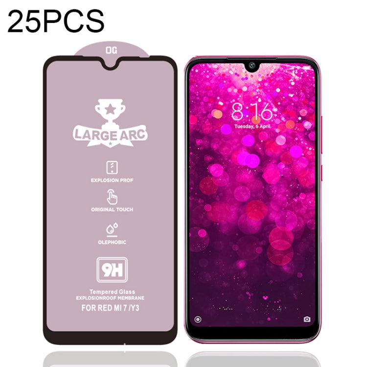 25 PCS 9H HD Large Arc High Alumina Full Screen Tempered Glass Film, For Xiaomi Redmi 6(25 PCS), For Xiaomi Redmi 6A(25 PCS), For Xiaomi Redmi 6 Pro(25 PCS), For Xiaomi Redmi 7(25 PCS), For Xiaomi Redmi 7A(25 PCS), For Xiaomi Redmi Go(25 PCS)          ...