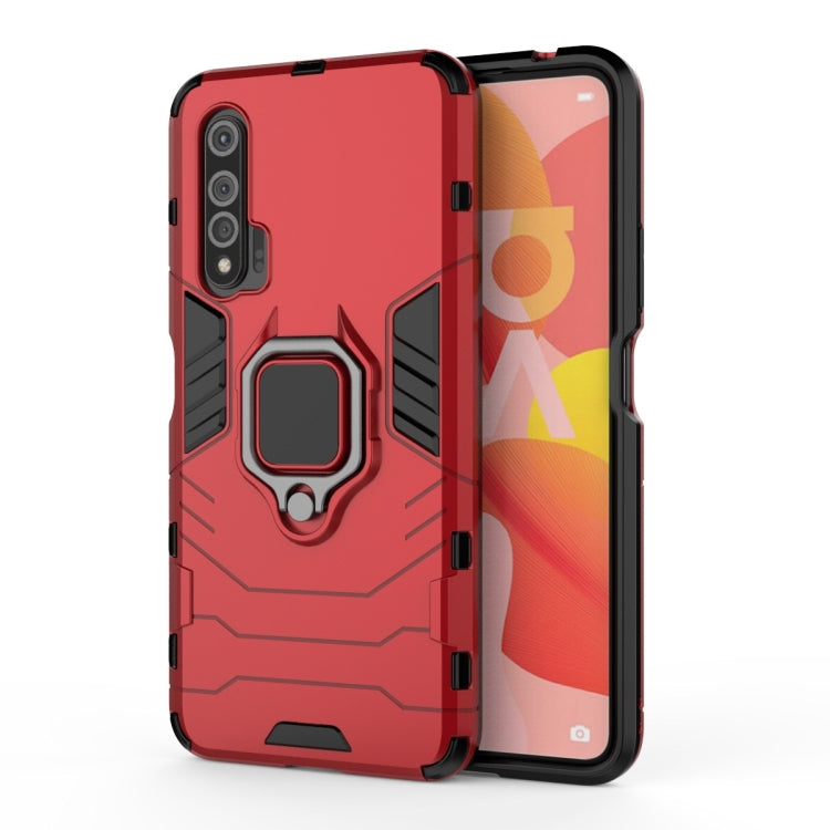 Shockproof PC + TPU Protective Case with Magnetic Ring Holder, For Galaxy S20+, For Huawei Nova 6 5G