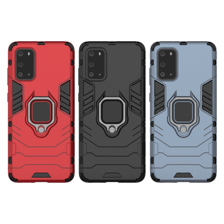 Shockproof PC + TPU Protective Case with Magnetic Ring Holder, For Galaxy S20+, For Huawei Nova 6 5G
