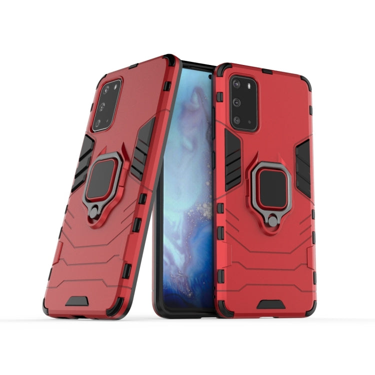 Shockproof PC + TPU Protective Case with Magnetic Ring Holder, For Galaxy S20+, For Huawei Nova 6 5G