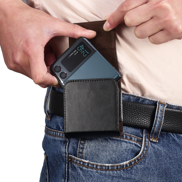 Genuine Leather Waist Hanging Phone Case, For Huawei P50 Pocket