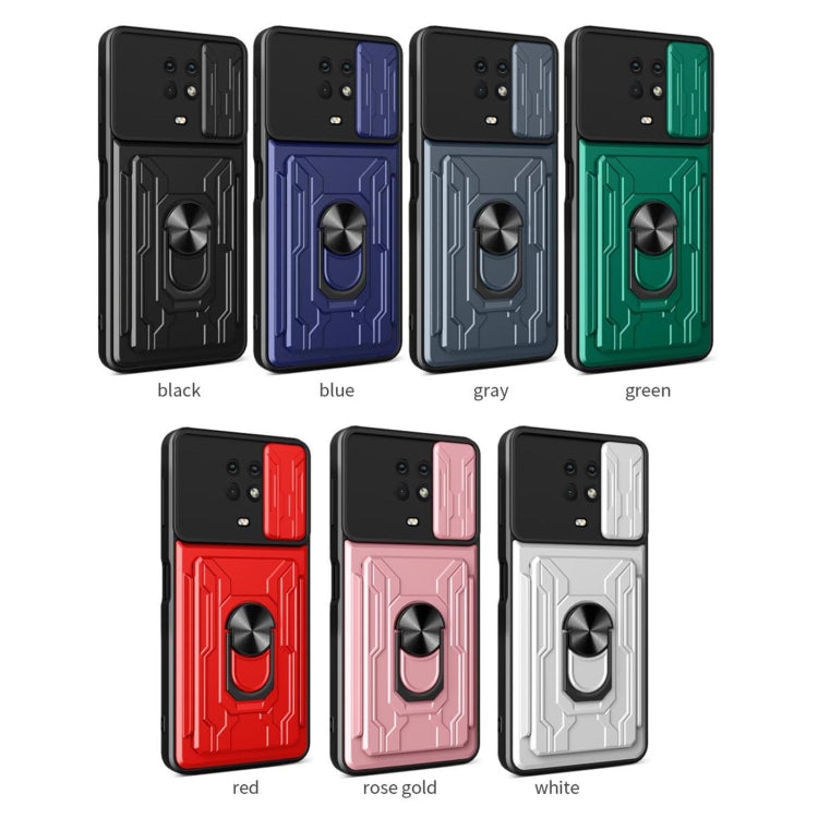 Sliding Camshield Card Phone Case, For Nokia C1, For Nokia C10, For Nokia C30, For Nokia G10