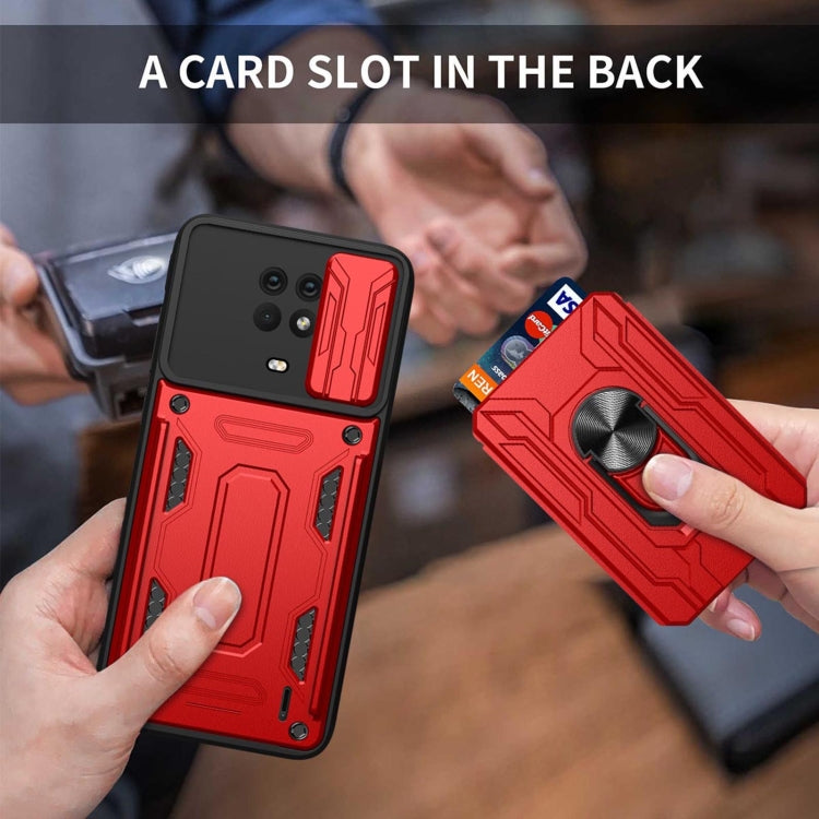 Sliding Camshield Card Phone Case, For Nokia C1, For Nokia C10, For Nokia C30, For Nokia G10