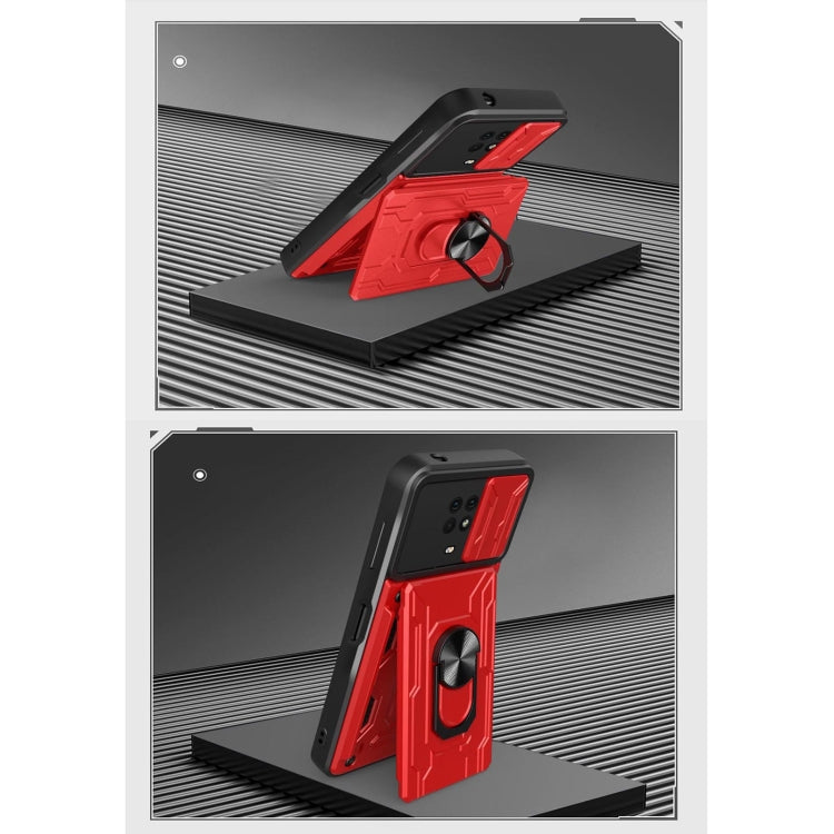 Sliding Camshield Card Phone Case, For Nokia C1, For Nokia C10, For Nokia C30, For Nokia G10
