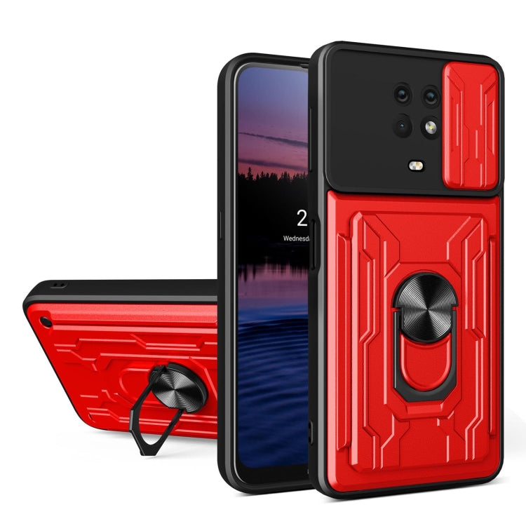 Sliding Camshield Card Phone Case, For Nokia C1, For Nokia C10, For Nokia C30, For Nokia G10