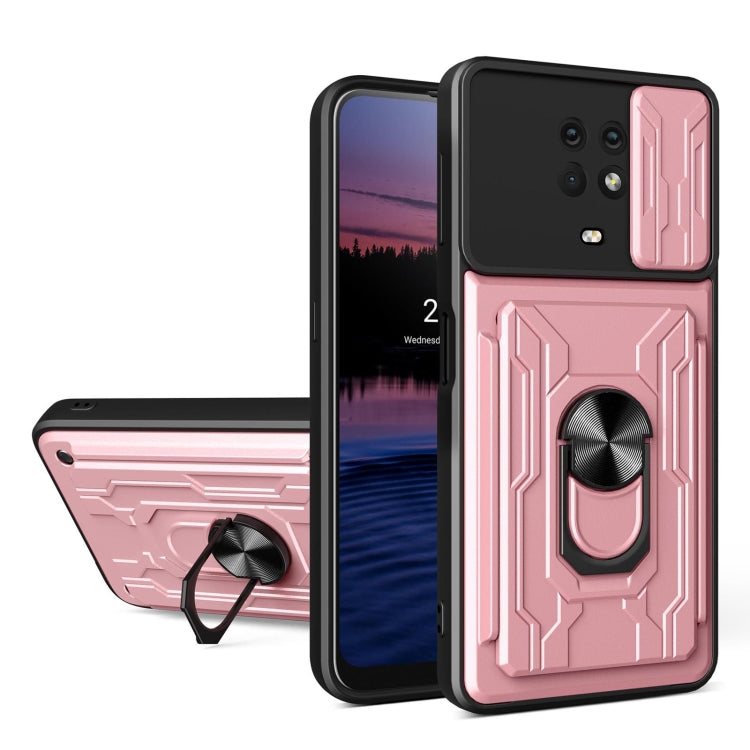Sliding Camshield Card Phone Case, For Nokia C1, For Nokia C10, For Nokia C30, For Nokia G10
