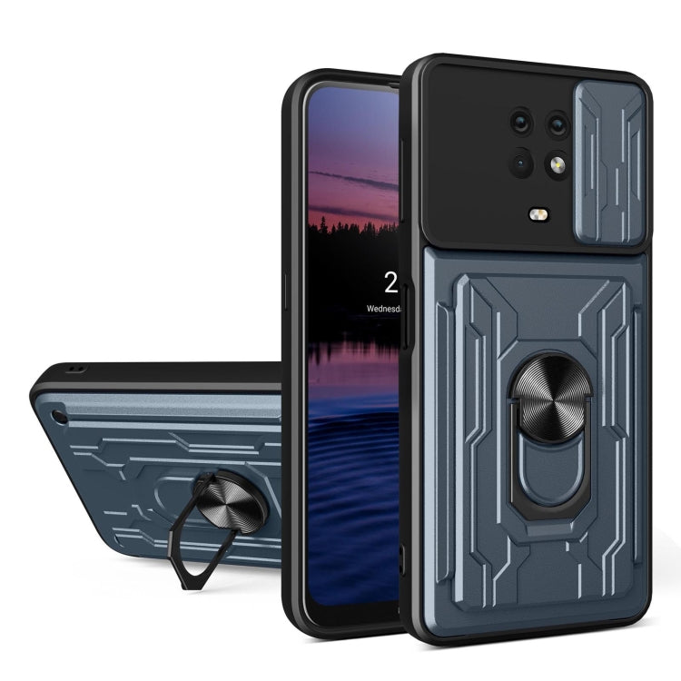 Sliding Camshield Card Phone Case, For Nokia C1, For Nokia C10, For Nokia C30, For Nokia G10