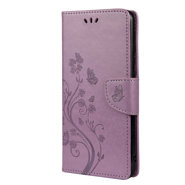 Butterfly Flower Pattern Flip Leather Phone Case, For Samsung Galaxy A23 5G
