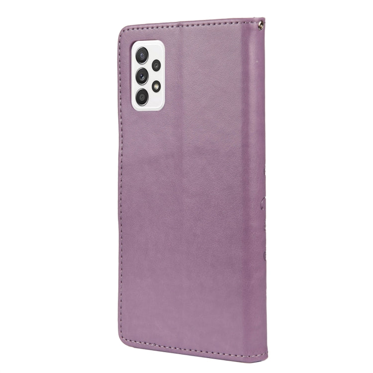 Butterfly Flower Pattern Flip Leather Phone Case, For Samsung Galaxy A23 5G