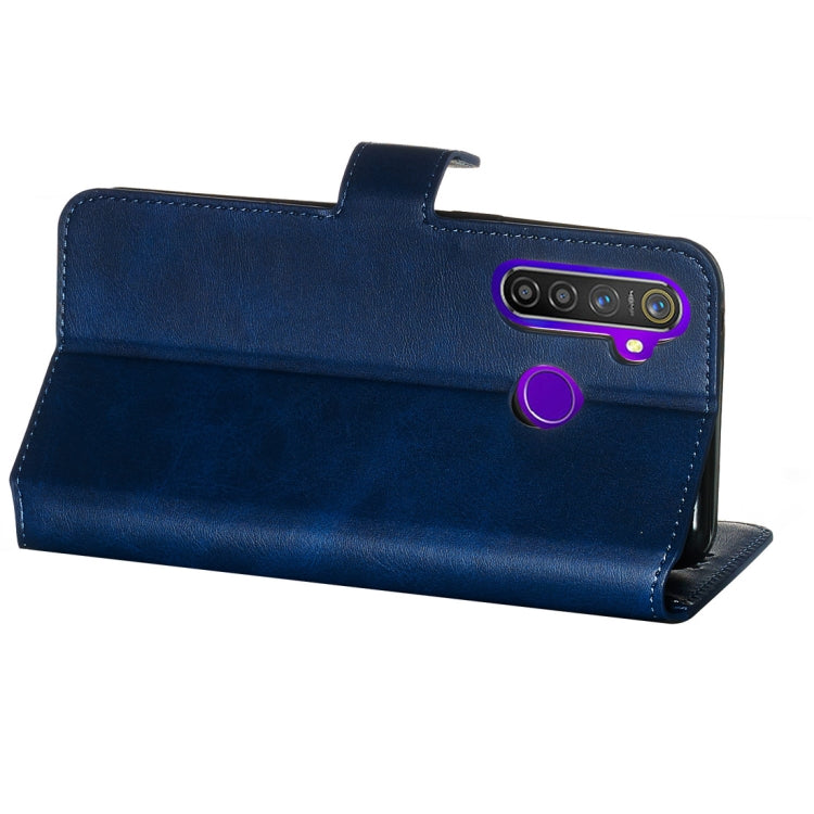 Classic Calf Texture Horizontal Flip PU Leather Case, with Holder & Card Slots & Wallet, For OPPO Realme 5 Pro / Realme Q