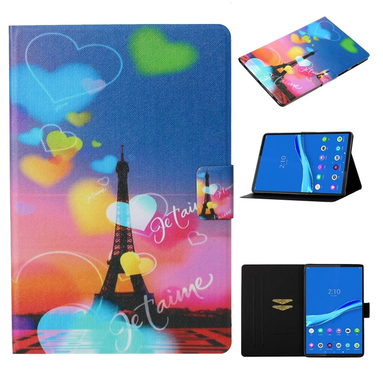 Voltage Texture Coloured Drawing Pattern Leather Tablet Case, For Samsung Galaxy Tab A8 10.5 2021
