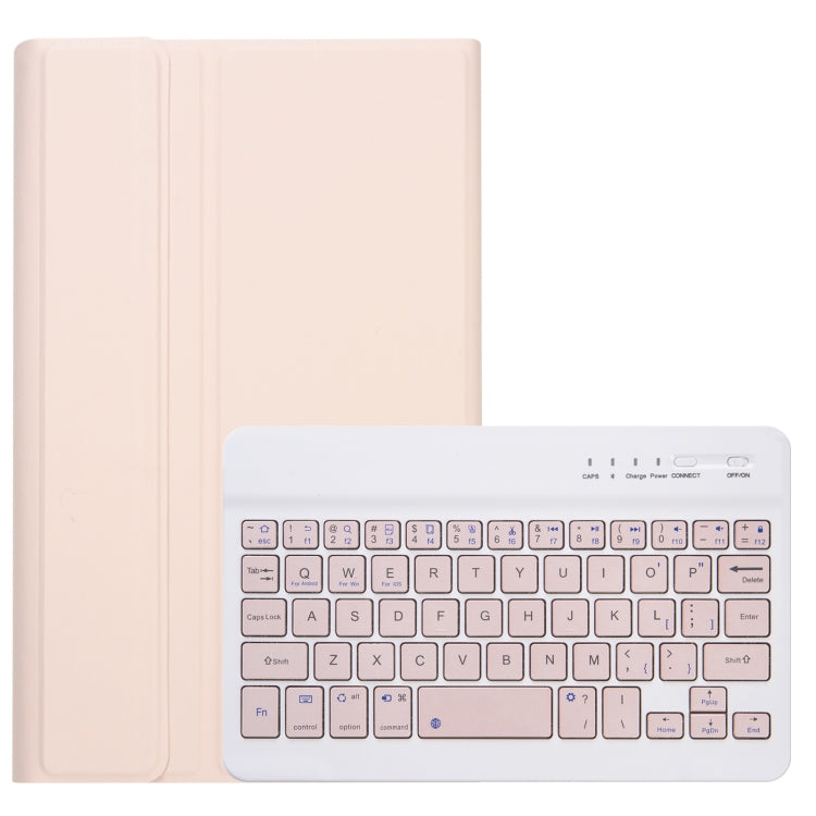 A220 Candy Color TPU Detachable Bluetooth Keyboard Leather Case with Bracket, For Samsung Galaxy Tab A7 Lite 8.7 T220 / T225