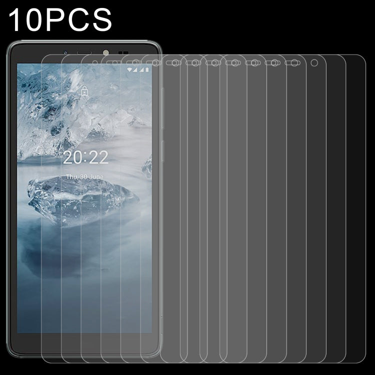 10 PCS 0.26mm 9H 2.5D Tempered Glass Film, For Vodafone Smart V12 (10 PCS), For Nokia C2 2nd Edition (10 PCS), For Nokia C21 (10 PCS), For Nokia C21 Plus (10 PCS), For ZTE nubia Z40 Pro (10 PCS)