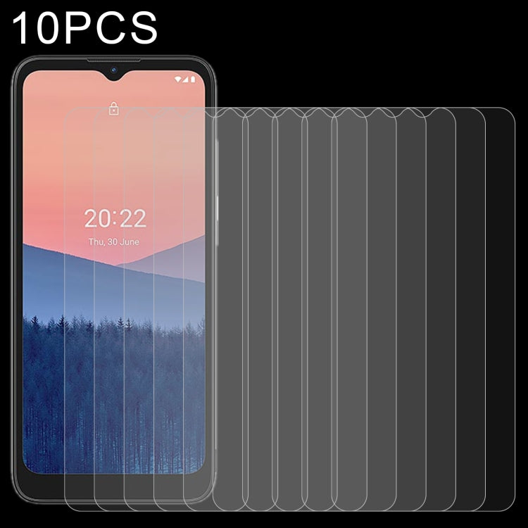 10 PCS 0.26mm 9H 2.5D Tempered Glass Film, For Vodafone Smart V12 (10 PCS), For Nokia C2 2nd Edition (10 PCS), For Nokia C21 (10 PCS), For Nokia C21 Plus (10 PCS), For ZTE nubia Z40 Pro (10 PCS)
