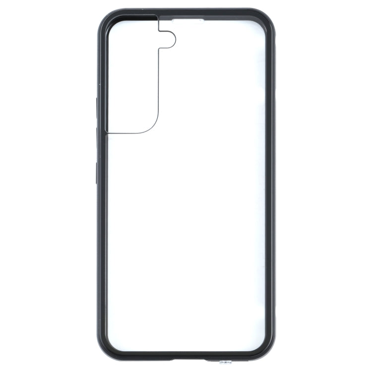 HD Magnetic Metal Tempered Glass Phone Case, For Samsung Galaxy S22 5G